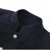 Retro Denim Military Jacket Women Solid Vintage Stand Collar Single Breasted Slim Short Jackets Lady Daily Street Outerwear