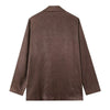 Spring Women Sets Wide Leg Pants Wrinkle Effect Oversize Office Jacket Coat Loose Blazer Suits OL Outfits