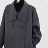 Double-Sided Cashmere Coat For Women In Autumn And Winter, Hepburn Style Woolen Long Coat