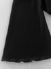 Sexy Mini Black Dress Flare Long Sleeve Design Chic Drawstring Pleated Mini Dress Female Elegant Streetwear Short Dresses