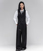 women's casual suits with a lapel collar, business vest, British style sense, gun lapel collar, slim fit vest, jacket