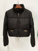 High Street F/W Designer Coat Women's Slim Fitting White Duck Trimed Down Jacket