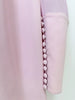 High Street Designer Women's Stand Collar Beaded Diamonds Chiffon Off Shoulder Long Sleeves Party Long Dress
