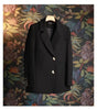 Women's Single Breasted Blazer Autumn Chic Casual Back Slit Design Niche Famale Suit Coat 2DB4253