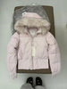 Retro Pink Warm Fur Collar Hooded Short Women Cotton Clothing Harajuku High Street Winter Coat for Women