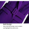 High-quality Office Suit Purple Jacket and Trousers 2-piece Set Waist Suit Temperament Suits for Women Hjlzbw