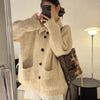 Autumn Winter Loose Cardigan Sweater Women Knitted Coats Female Long Sleeve Casual Knitwear Knit Cardigans Shirt Tops