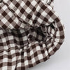 Guobioziy Women's Jacket Autumn Plaid Long-Sleeve Drawstring Loose Jacket Parka Casual Versatile