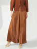 niche design pleated pants for women loose casual wide leg elastic waist trousers spliced tide straight 2DB2555