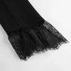 Elegant Lace Blazer Coat Women Office Lady Full Sleeve Single Breasted Jackets Autumn Black Casual Slim Coats