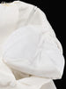 Sexy Slim White Women's Dress V-Neck Long Sleeve Ankle Length Dresses Elegant Classic Slit Female Dress
