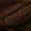 Elegant Lace Up Women Faux Fur Coat V-neck Long Sleeve Loose Plush Jacket Winter Lady Warm Daily Commute Outwear