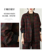 Checkered Blazer Suit For Women Spring And Autumn Korean Version Two-Piece Set Jacket Loose Harem Pants Oversized w1435