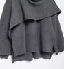 Mujer Cape Coat Women Scarf Collar Ponchos Women Shawl Long Sleeve Winter Woman Ponchos Cloak Knitted Cardigan for Women