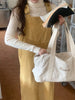 Chic Japan Mori Girls Feminine Vestidos Women Flower Embroidery Elegant Retro Cute Vintage Cotton Corduroy Pockets Shirt Dress
