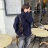 Spring Stand Collar Short Jacket For Women Elegant Long Sleeve Single Breasted Coat Elegant Lady Outerwear High Street
