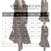 Women Vintage Plaid Shirt Dress Long Sleeve Elegant Temperament Maxi Dress Ladies Chic Casual Western Style Party Dress