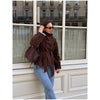 Brown Suede Belt Short Trench Coat Women High Funnel Collar Epaulet Raglan Sleeve Waist Tie Coats Vintage Autumn Commuter Jacket