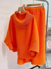 2 Pieces Sets For Women Beading Loose Shirts With Wide Leg Pants Female Elegant Clothing Spring Autumn 2DB2230