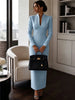 Women's Evening Party Elegant Long Dress Solid V-Neck Long Sleeve Sheath Bodycon Maxi Dresses White Black Clothing