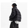 Women's Thickened Cocoon-Shaped Down Jacket, 90% Duck Down, Warm, Loose, Versatile Coat, Winter Model