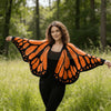Women's Butterfly Knit Shawl Cape Crochet Monarch Butterfly Cardigan Coat Spring and Autumn Shawl Top Outerwear