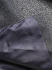 Contrast Color Ribbon Blazer Women's Notched Collar Loose Single Button Long Sleeves Split Suit Jacket
