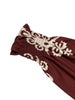 Women's All Over Print Shirred Bishop Sleeve A Line Dress, Long Sleeve Dress for Fall & Winter