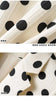 Autumn Blazer Women's Polka Dot Suit Waist Polka Dot Beige Coat