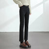 Women's Winter Fleece Warm Jeans Retro Elastic Thickened Comfortable Straight Korean Casual Female Velvet Denim Pants