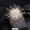 Rhinestone Flowers Imitation Pearl Brooches Women Sparkling Zircon Bowknot Brooch Pin Scarf Coat Suit Accessories Jewelry