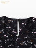 Elegant Loose Slim Womens Dress Casual O-Neck Long Sleeve Office Midi Dresses Ruffle Patchwork Female Dress
