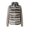 Street Faux Fur Patchwork Jacket Women Design Sense Long Sleeves Casual Female Coat Autumn Winter Lady Streetwear