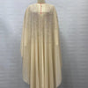 Middle East Africa Muslim Long Robe Vintage Diamond Bead Shoulder Cover Hooded Cloak Dress Bat Sleeve Women's Dress