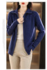 Autumn Winter Long Sleeved Knitted Cardigan Woman Zipper Casual Knitting Sweater Jacket Female Knitwear Top
