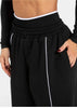 Sport Trousers Women Loose Casual Wide-leg Trousers with Pockets Gym High Waist Fitness Running Yoga Pants