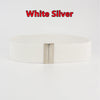 Women Elastic Band Wide Belts Simple Down Coat Waist Belt Female Buckle Black Strap Dress Decoration Accessories Ladies