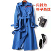 Women's High-quality Temperament Commuting Loose Casual Korean Style Coat Over the Knee Women's Coat
