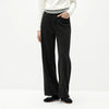 Women Jeans Wide Leg Slight Flare HighWaist Fit Elastic Back Waist Soft Touch Winter Denim Fabric Everyday Style