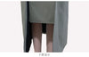 Autumn Long Oversized Ruffled Trench Coat for Women Drawstring Loose Elegant Chic Asymmetrical Overcoat
