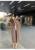 Winter Thick Women's Long Imitation Mink Plush Cardigan With Integrated Fur Eco-Friendly Hooded Fur Coat Solid Color