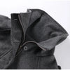 Chic Turtleneck Coats Women Stand Neck Full Sleeve Zipper Button Pocket Loose Jackets Autumn Female Daily Casual Outerwear