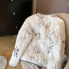 Vintage Floral Printed Cotton Coat Women's Clothing Warm Autumn Winter Cotton-padded Jacket Light Thin Tops Long Sleeve
