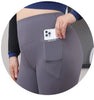 Plus Size Fit Yoga Flared Trousers for Women Semaless Two Sides Pocket Leggings High Waist Push Up Butt Gym Trainning Leggings