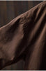 Women Vintage Hooded Button Parkas Plus Cotton Winter Coats Solid Color Patchwork Pockets Warm Long Parkas
