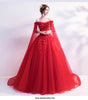 Long Wrap Red Of Shoulder Lady Girl Women Prom Dress Party Evening Dress Performance Dress Wedding Sand Bridesmaid Guest Dress