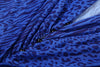 Sexy See Through Dress Women V-Neck Ruched Button Leopard Lace-Up Flare Sleeve Elegant Evening Stretch Slim Bodycon