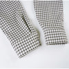 Women Casual Plaid Shorts Set Lapel Long-sleeved Zipper Jacket Short Pants Suit Lady Spring Daily Loose Outfits