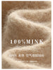 100%Pure Mink Cashmere Knitted Dress Ladies Hooded Collar Large Size Long Skirt Casual High Waist Hooded Skirts Autumn Dress