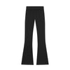 Mujer Flare Pants Sets for Women 2 Pieces Fleece High Waist Woman Trousers Sets Zipper Cropped Women's Jacket Streetwear Outfits